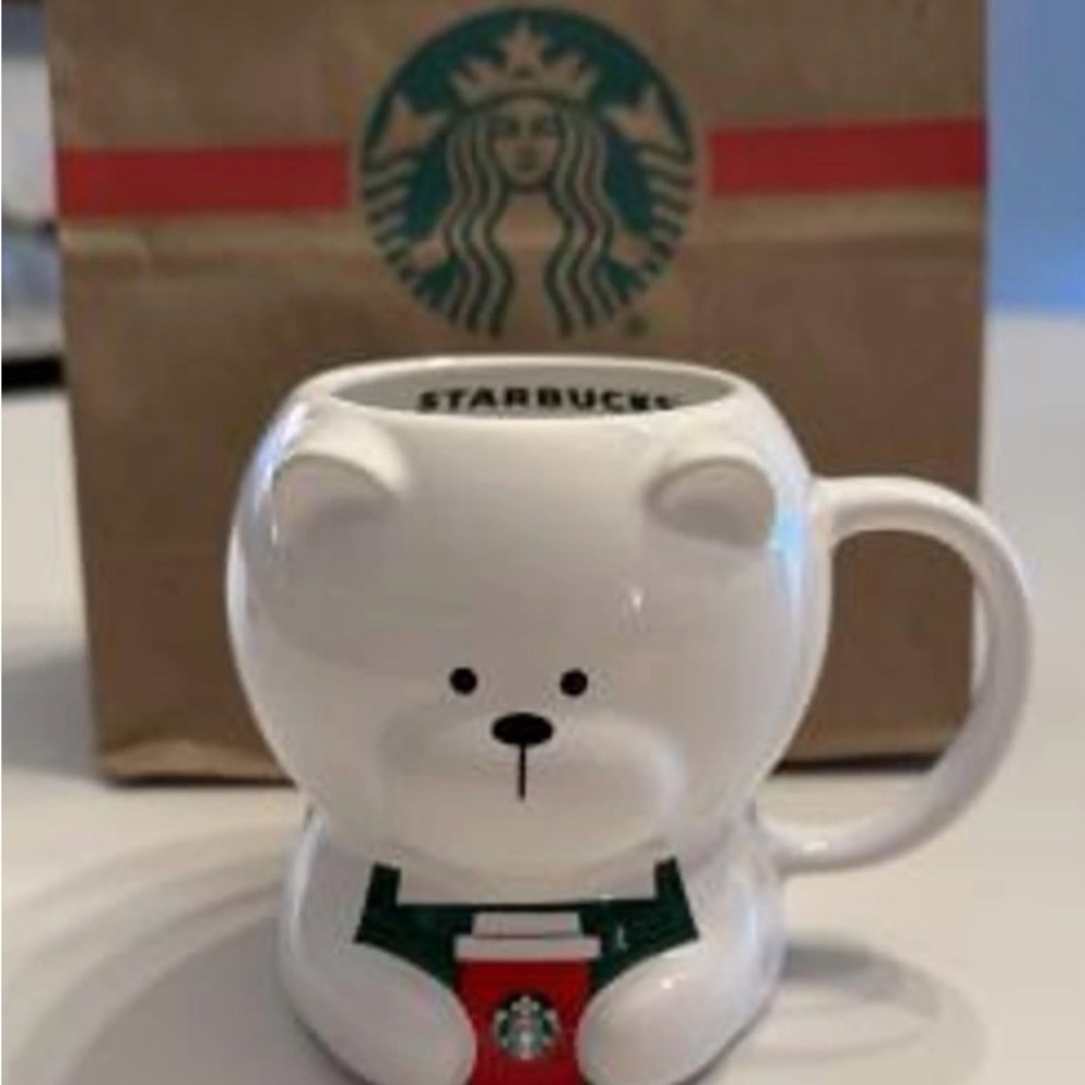 ☃️🎄2025 Starbucks Christmas Holliday Limited Edition Barista Bear Mug